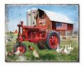 Farmall Big Red Tractor Metal Sign 12.5" x 16" - Man Cave Decor 2826