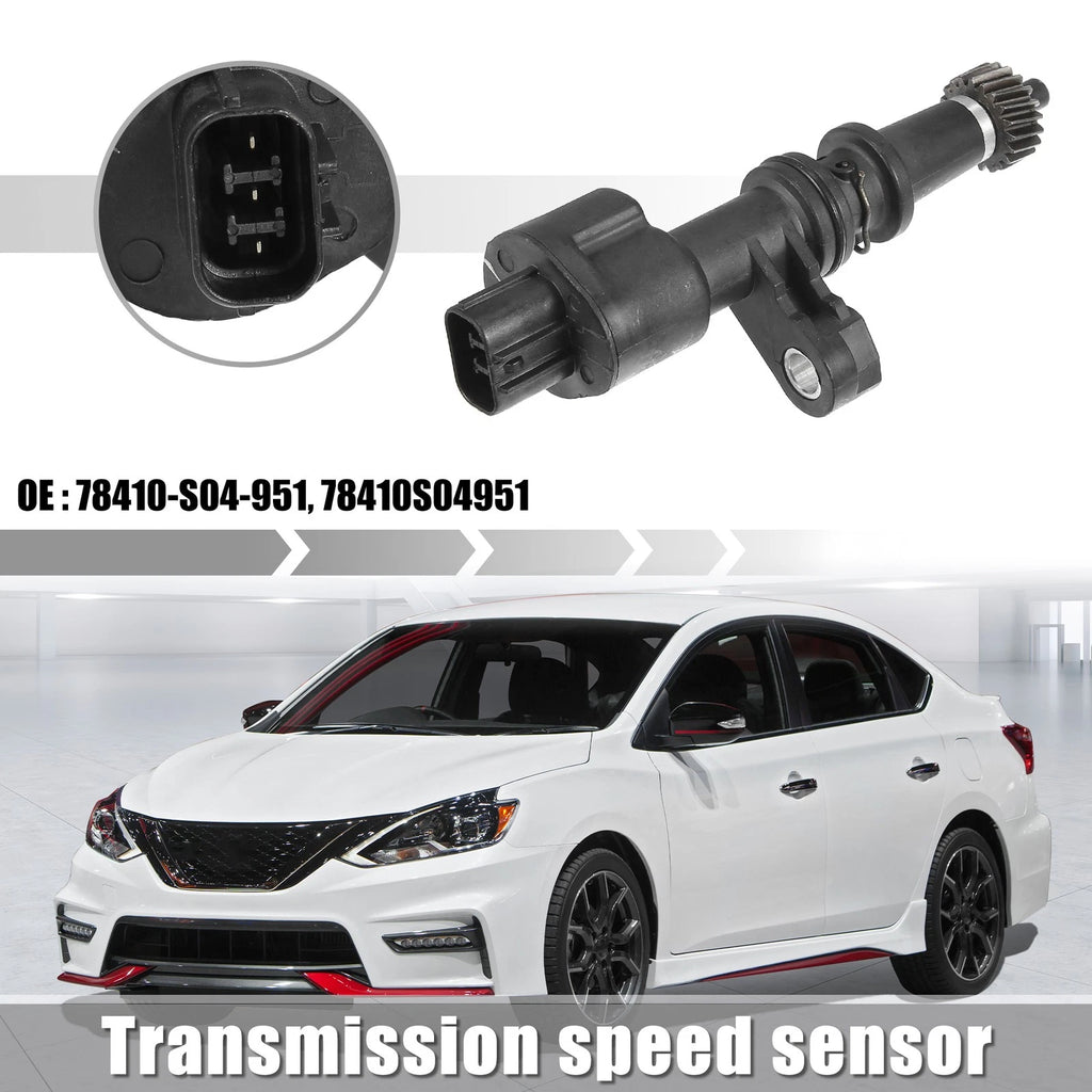 Transmission Speed Sensor for Honda Civic (78410S04951) 3 Pins Black