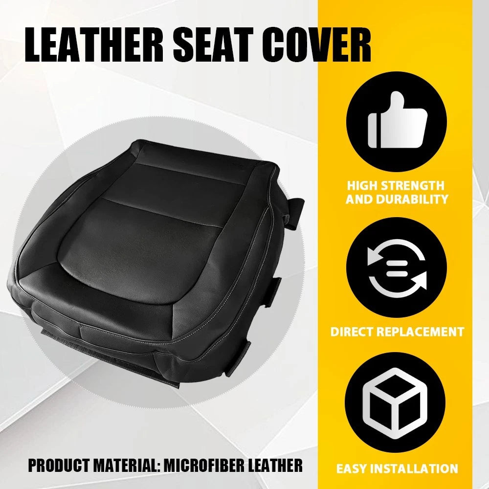 Left Bottom Seat Cover for Chevrolet Colorado 2015–2022 4X4 Black EV