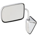 Manual Mirror for Dodge Ramcharger (1988–1993) Front Left Chrome Folding