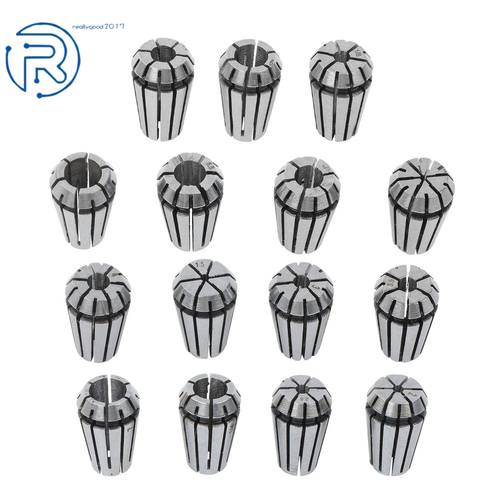 19Pcs ER11 Spring Collet Set for CNC Milling