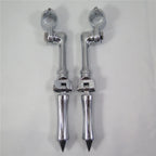 Chrome Stick Foot Peg for Honda Yamaha Suzuki Kawasaki (1.5")