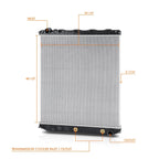Aluminum Core 2-Row Radiator for Volvo VNX VNM VNL/Mack Vision Granite (2008–2018)
