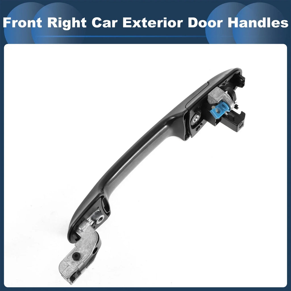 Front Right Exterior Door Handle for Honda Accord (2003-2007) Silver Tone