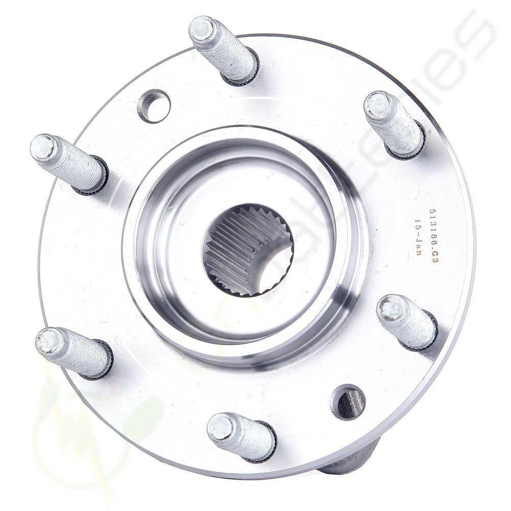 Set of 8 Wheel Hub & Bearing & Suspension Parts for Chevrolet Envoy (2003–2009)