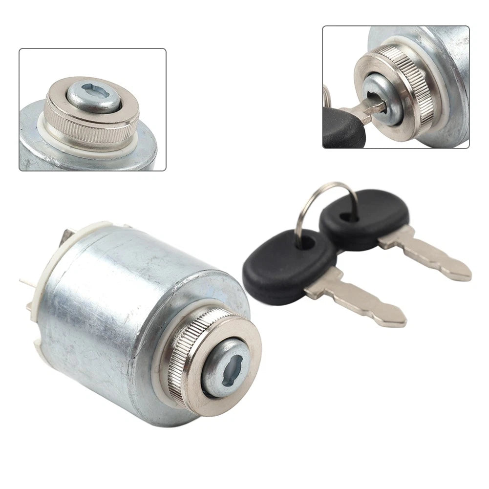 Ignition Starter Key Switch for Tractors (Fits 5146155, 5107623, 5123727, 5129862, 4998108)