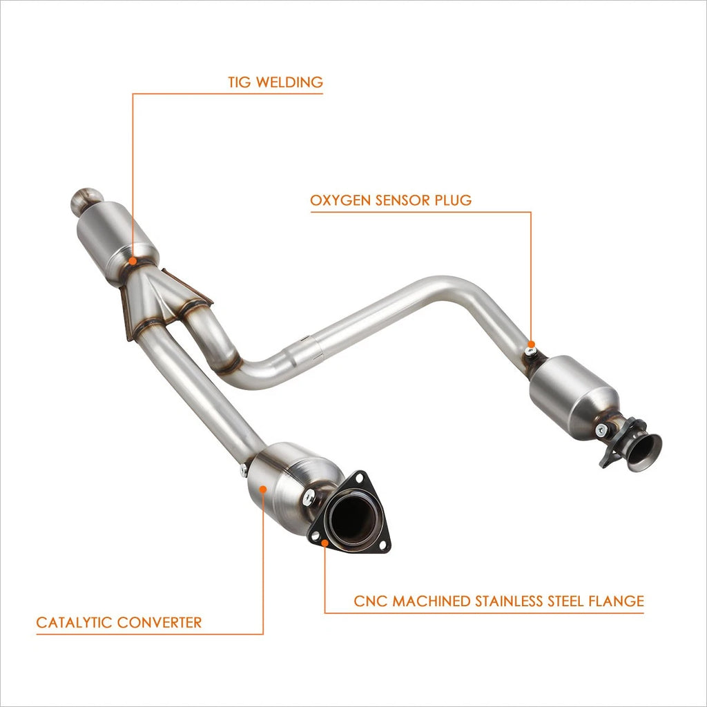 Catalytic Converter Exhaust Manifold Pipe for Silverado/Sierra/Tahoe/Yukon (2014–2019)