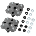 2X Front Wheel Hubs Kit w/Nuts for Suzuki Vinson 500 4x4 (2002–2003)