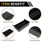 Center Console Organizer Insert Tray for Chevy Silverado 1500, GMC (2019–2023)