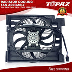 Radiator Cooling Fan Assembly for BMW 740i 740iL 750iL (1996–1998)