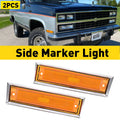 Amber Lens Front Side Marker Lights for Chevrolet GMC Suburban (1981–1986)