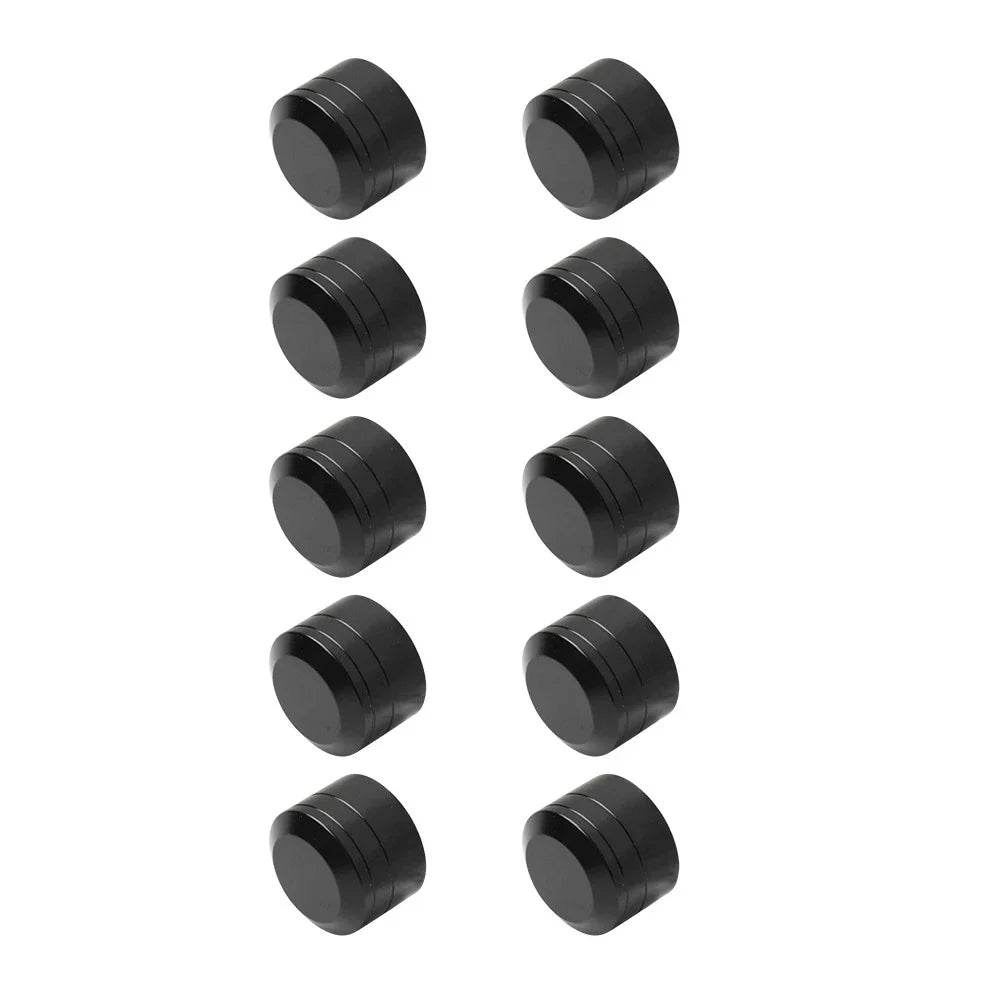 9mm-12mm Engine Screw Bolt Cover Caps Black for Harley Electra Glide, Road King