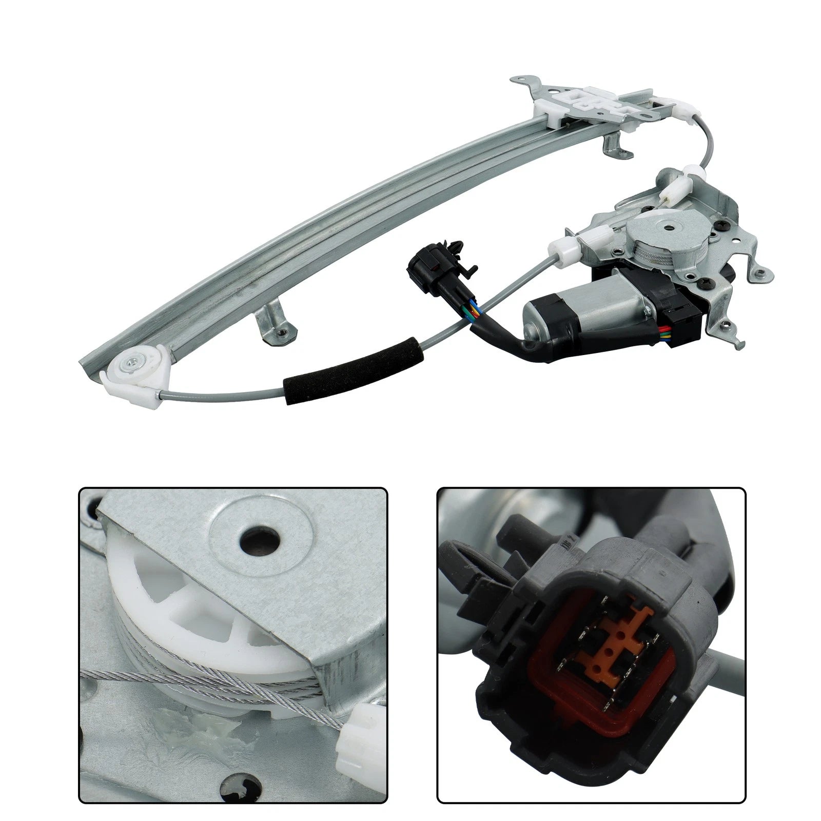 Front Left Power Window Regulator with Motor for Nissan Versa (2007–2013)
