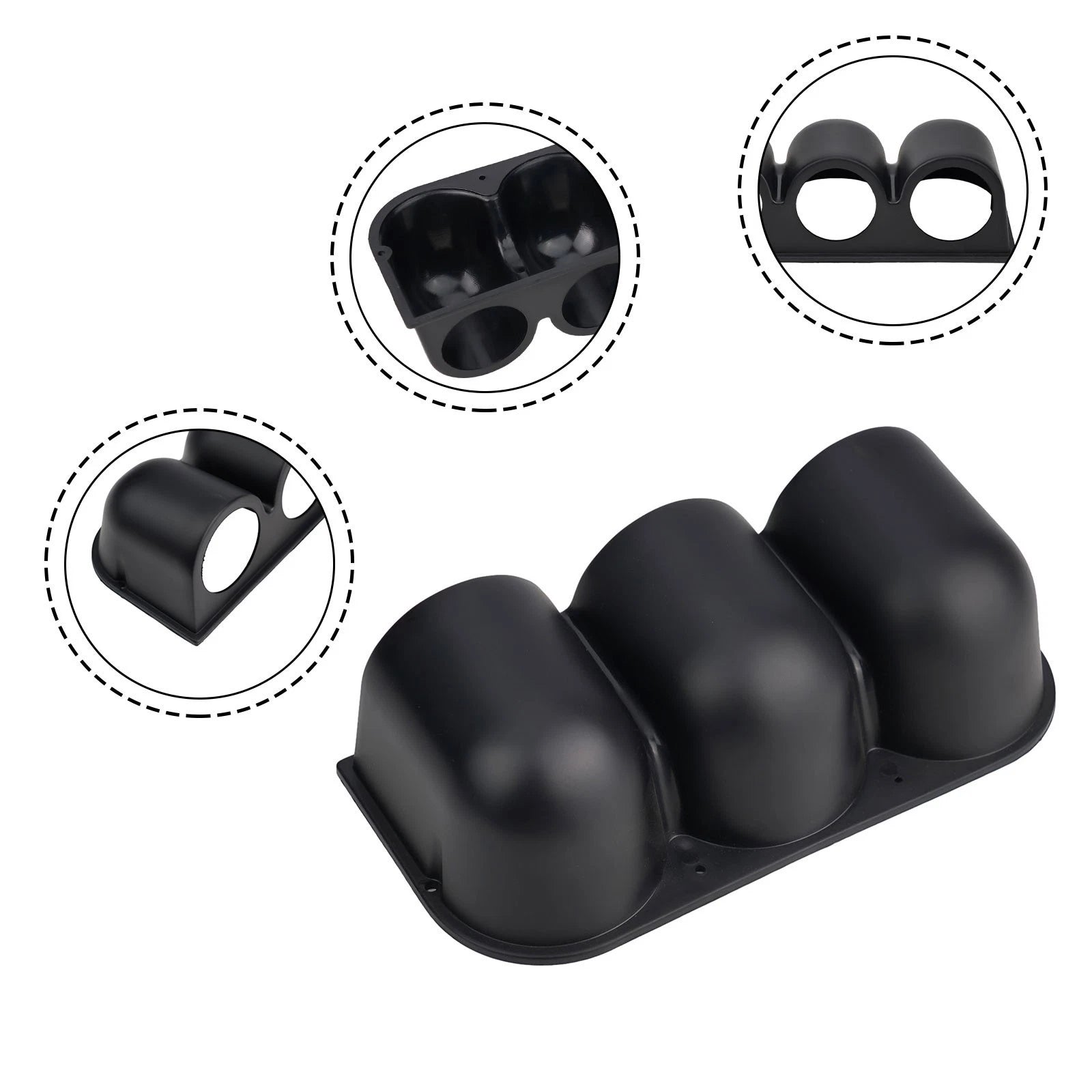 Instrument Mounting Bracket Holder for 2in 52mm ABS
