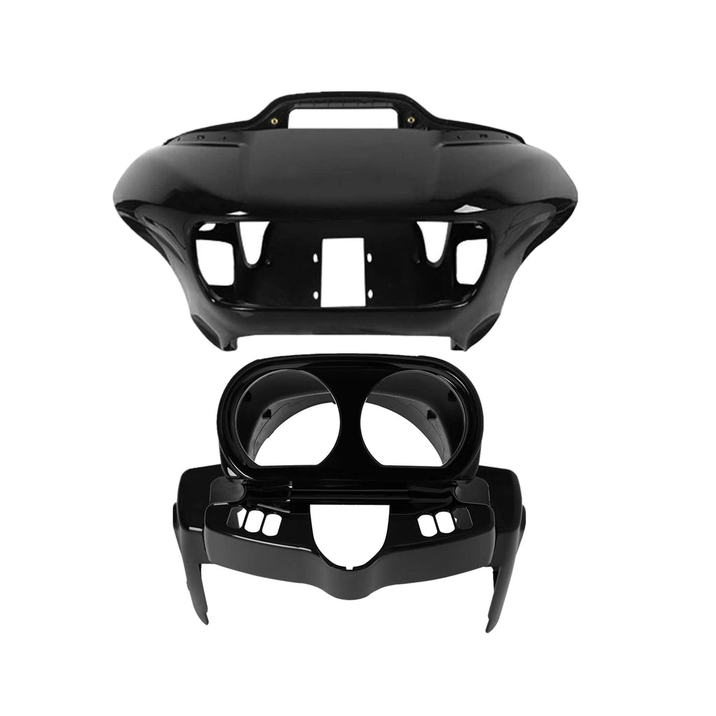 Matt Black Inner Outer Fairing & Instrument Housing for Harley FLTR (2015–2023)