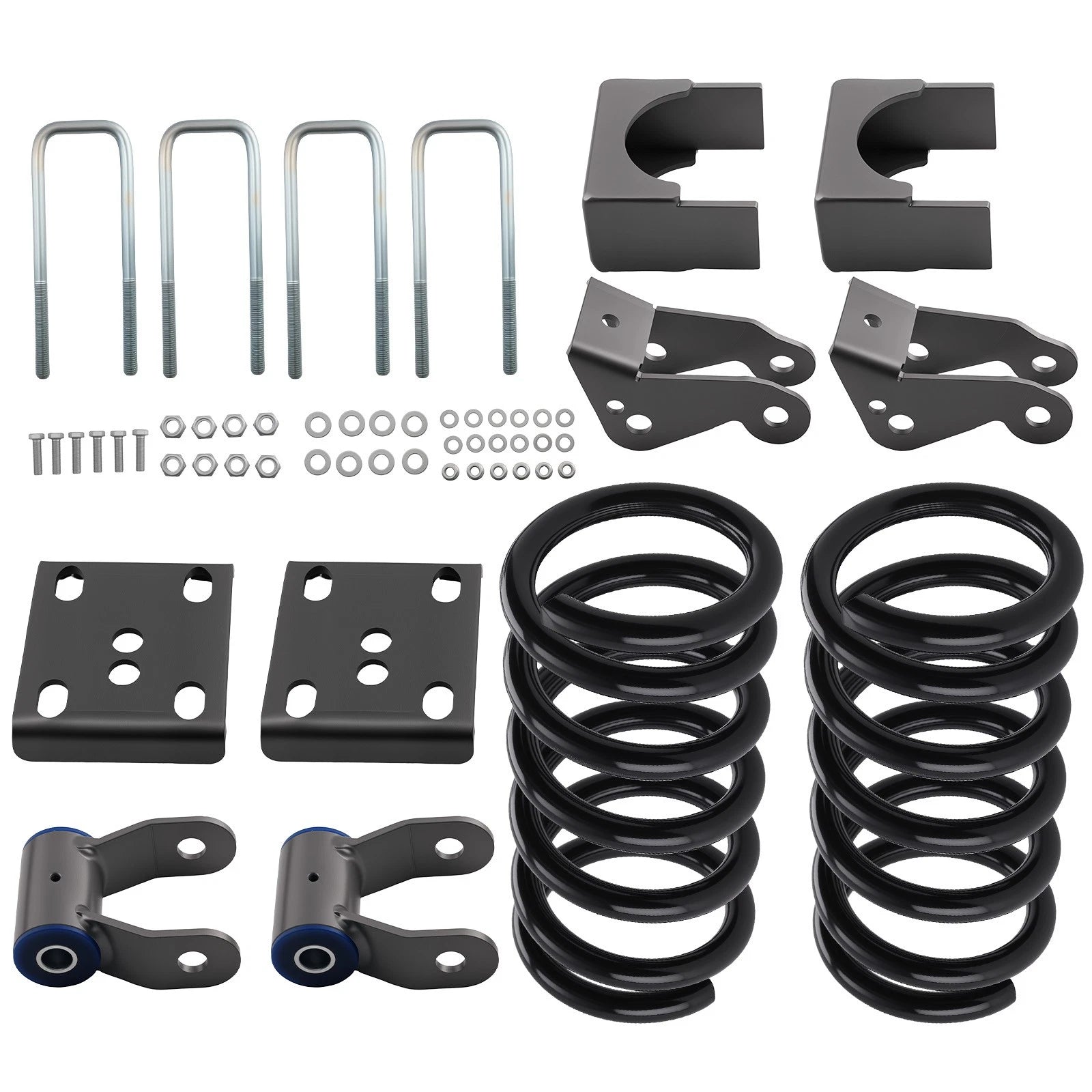 3"/5" Spring Drop Kit for Ford F150 2004-2014 2WD Front Rear Lowering