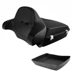 Matte Black Chopped Trunk Backrest for Harley Touring Street Glide (2014–2026)