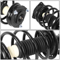 Front Struts with Coil Spring for Nissan Sentra (2007–2012) - Powder-Coated Black