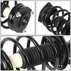 Front Struts with Coil Spring for Nissan Sentra (2007–2012) - Powder-Coated Black