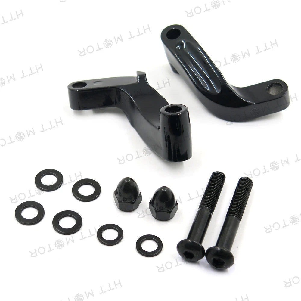 Mirrors Mount Adapter for Harley Fat Bob, Softail, Dyna, CVO, Low Rider