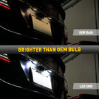 Set of 2 LED License Plate Lights for Scion xD xB, Toyota Sienna, Corolla
