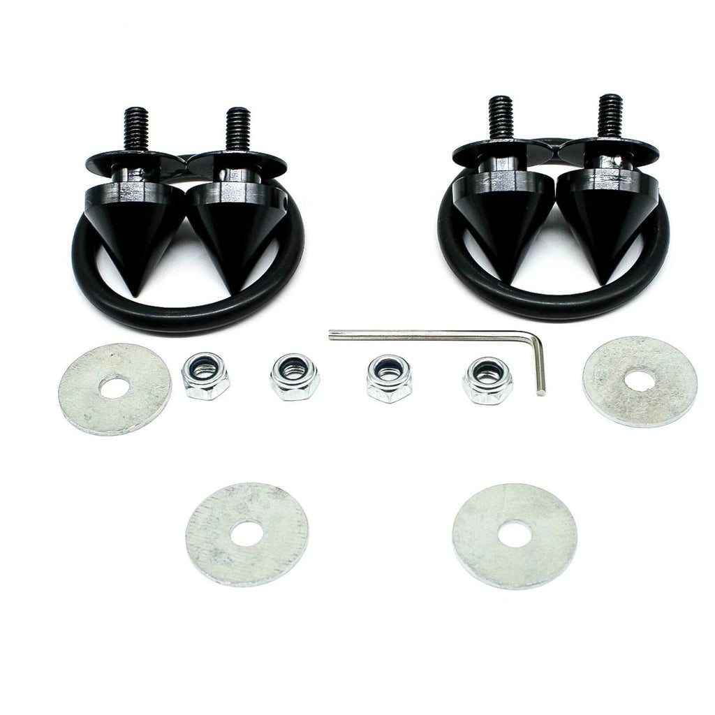 JDM Spike Aluminum Quick Release Fasteners Kit for Bumper Trunk Fender (2005-2025)