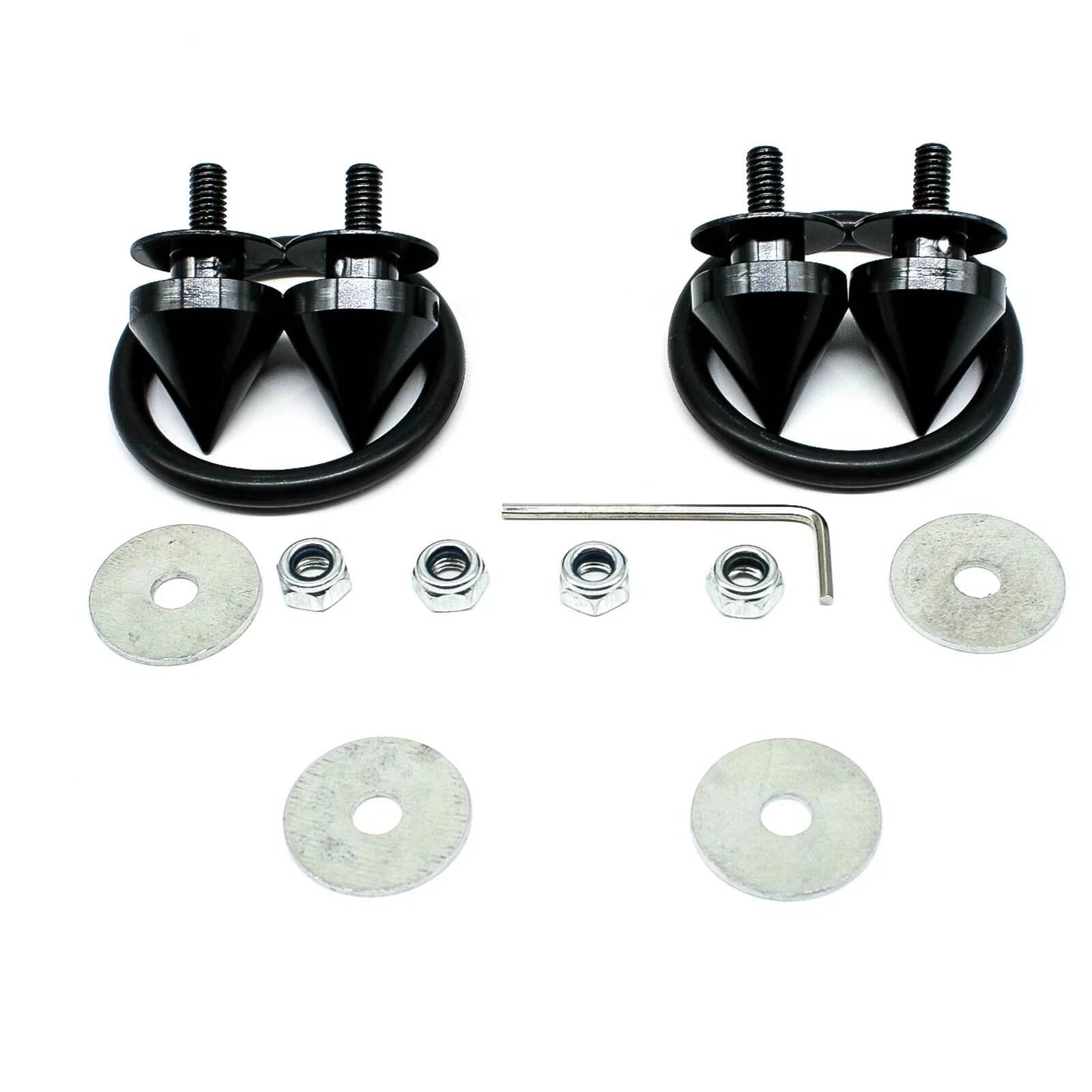 JDM Spike Aluminum Quick Release Fasteners Kit for Bumper Trunk Fender (2005-2025)