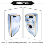 Set of 4 TPU Smart Key Fob Covers for BMW 3 4 5 6 7 Series (2012–2020)