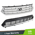 Front Bumper Upper and Lower Grille Assembly for Toyota Highlander (2011–2013)