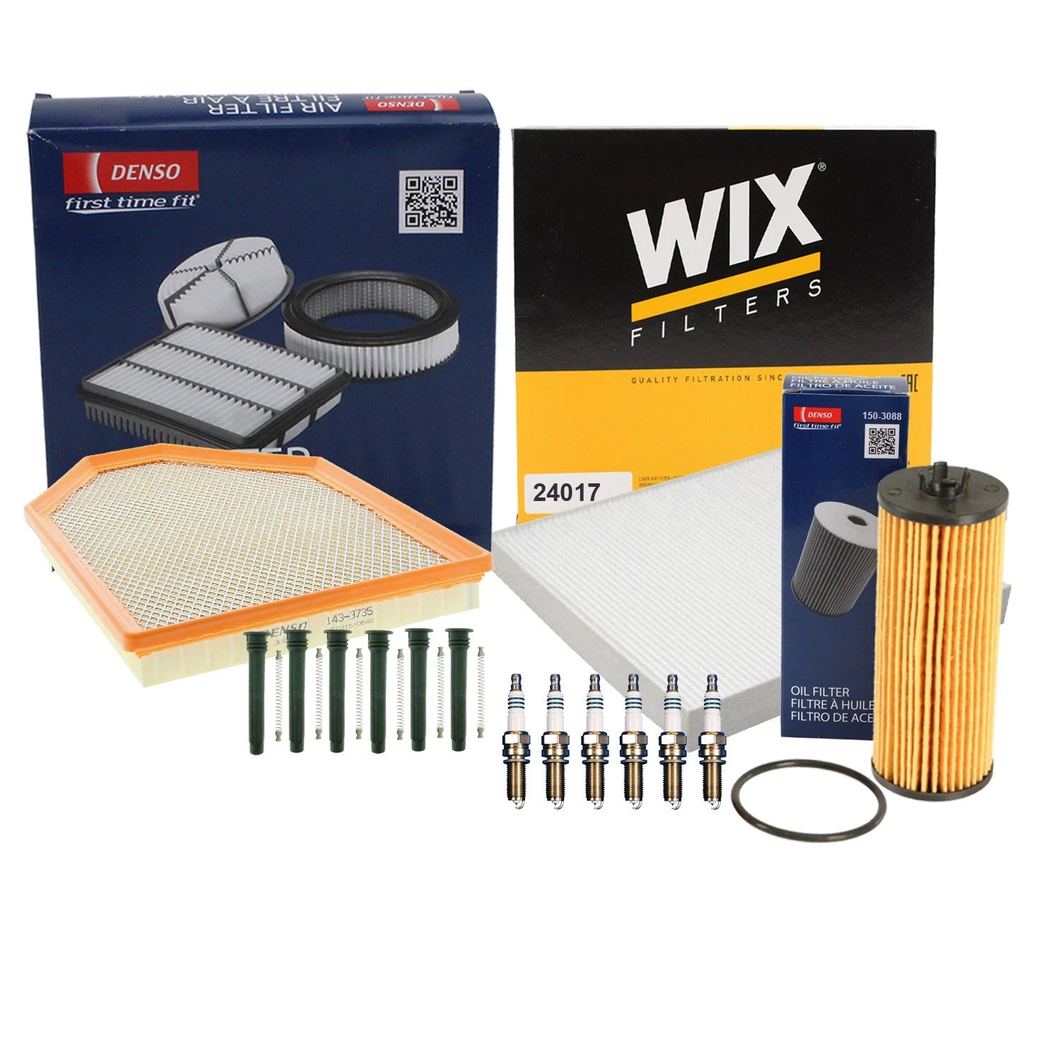 Tune Up Kit with NGK 6 Spark Plugs & Boots for Durango Grand Cherokee (2011–2020)