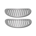 Polished Stainless Steel Door Panel Light Reflector Covers for 1997-04 Corvette
