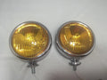 5 Inch Amber Glass Lens Fog Light Replacement for Cars Trucks (12V, Vintage)