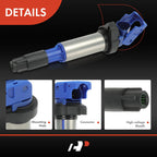 Set of 4 Blue Ignition Coils for BMW 320i 328i X3 X5 528i 545i 550i (2013–2018)