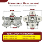 2-Pack Wheel Hubs for Yamaha Grizzly 550 700 (2007–2014) YFM550 YFM700