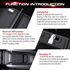 Center Console Organizer Tray for 2023-2026 Mazda CX-50 Black