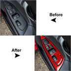 Window Lift Switch Cover Trim for Hyundai Veloster JS (2019-2023) Red