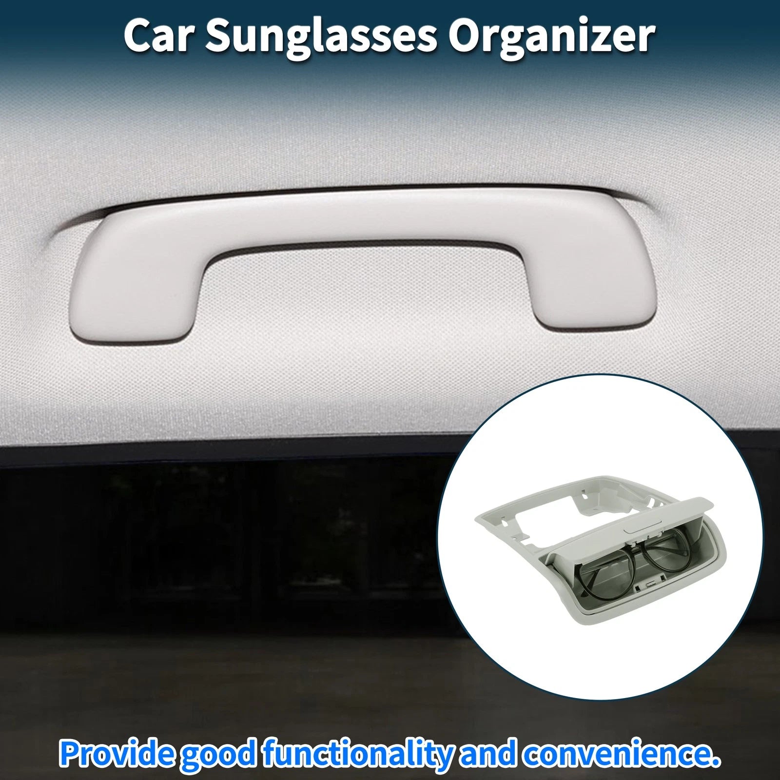 Sunglasses Case for Volkswagen Passat B6 (2005–2011) Grey