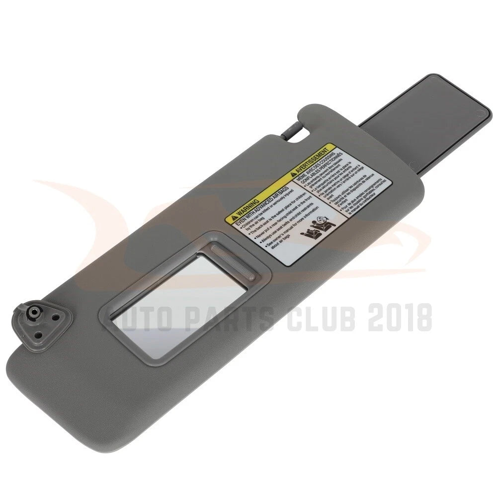 Sun Visor for Toyota Highlander (2004–2007) Gray Left W/O Light
