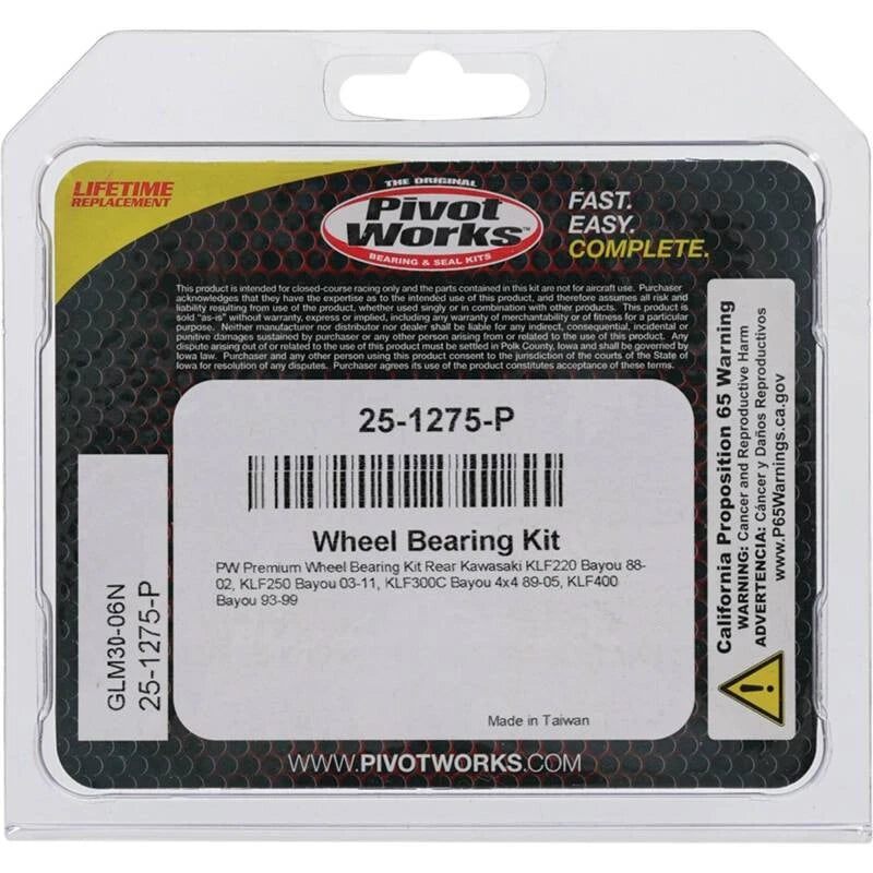 Pivot Works Premium Wheel Bearing for
