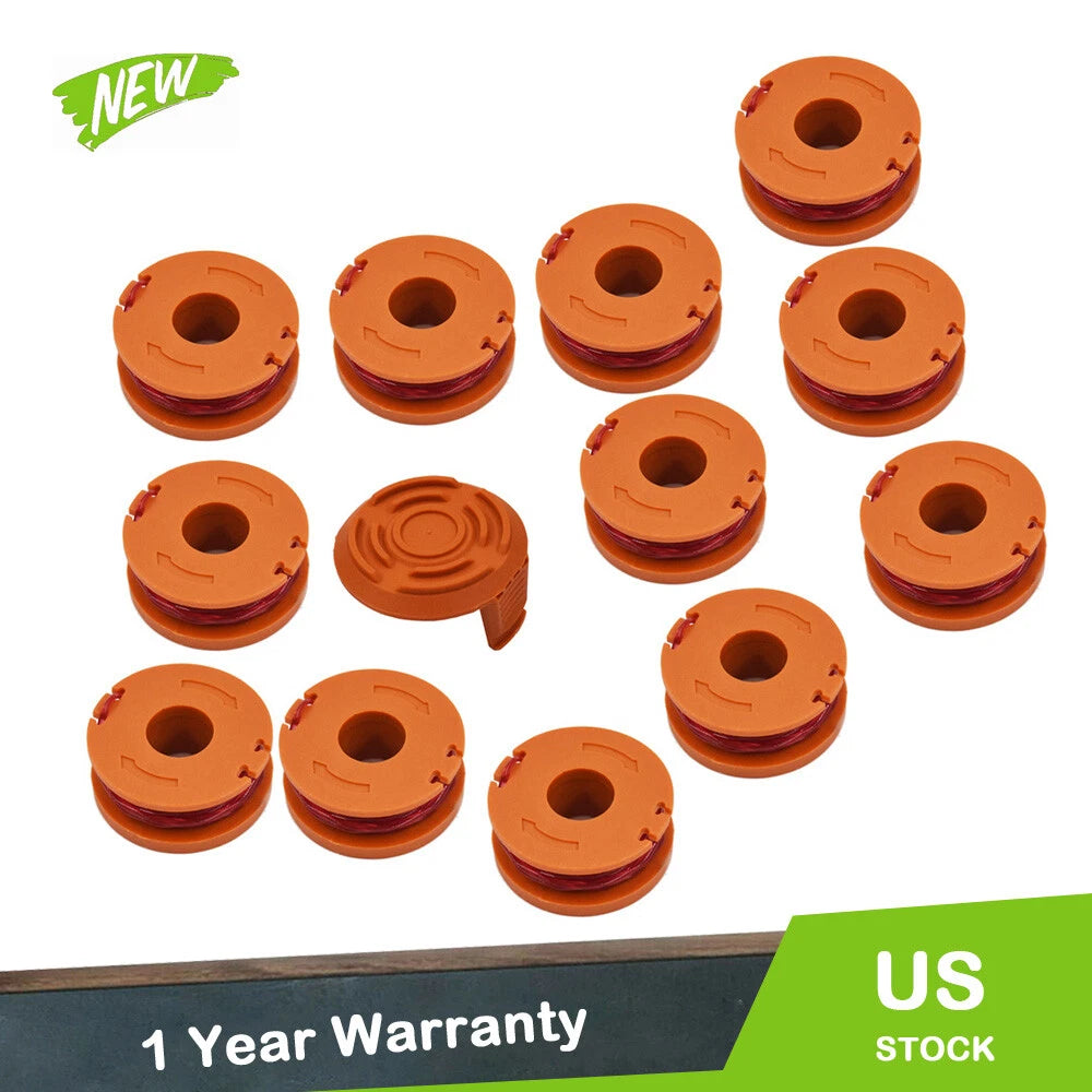 12 Pack Trimmer Spool Line for Worx WG155 WG156 WG157 WG160 WG163 165