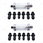 2X Glass Inline Fuel Filter for Universal Use (1/4, 5/16, 3/8)