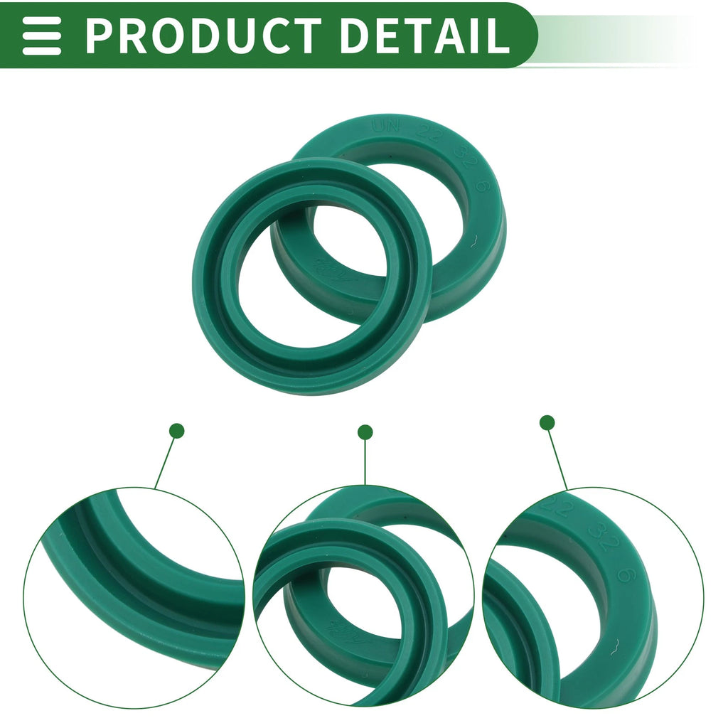 Set of 5 Oil Seal Ring 22x32x6mm for Rotary Shaft (High Pressure)