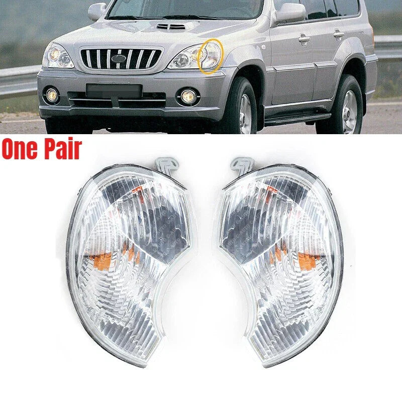 1 Pair Wide Lamp Front Corner Lamp for Hyundai Terracan (2001–2007)