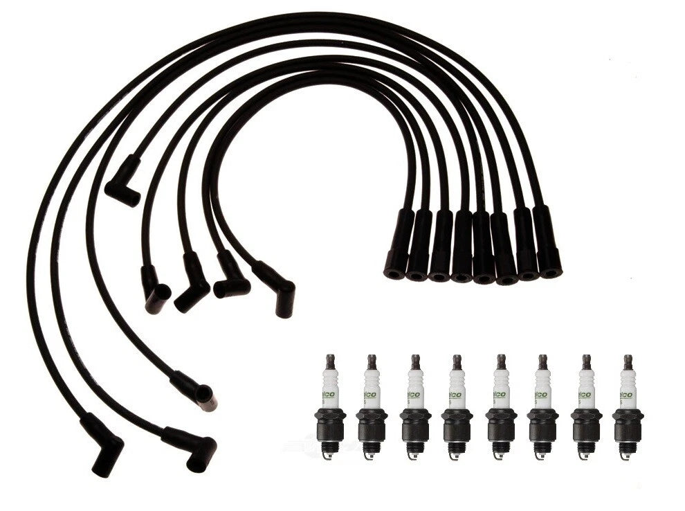 Set of 8 Ignition Wires for Chevy Oldsmobile V8 (GM OE)