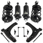 Set of 12 Strut Shock & Lower Control Arm for Mitsubishi Lancer (2008–2017)