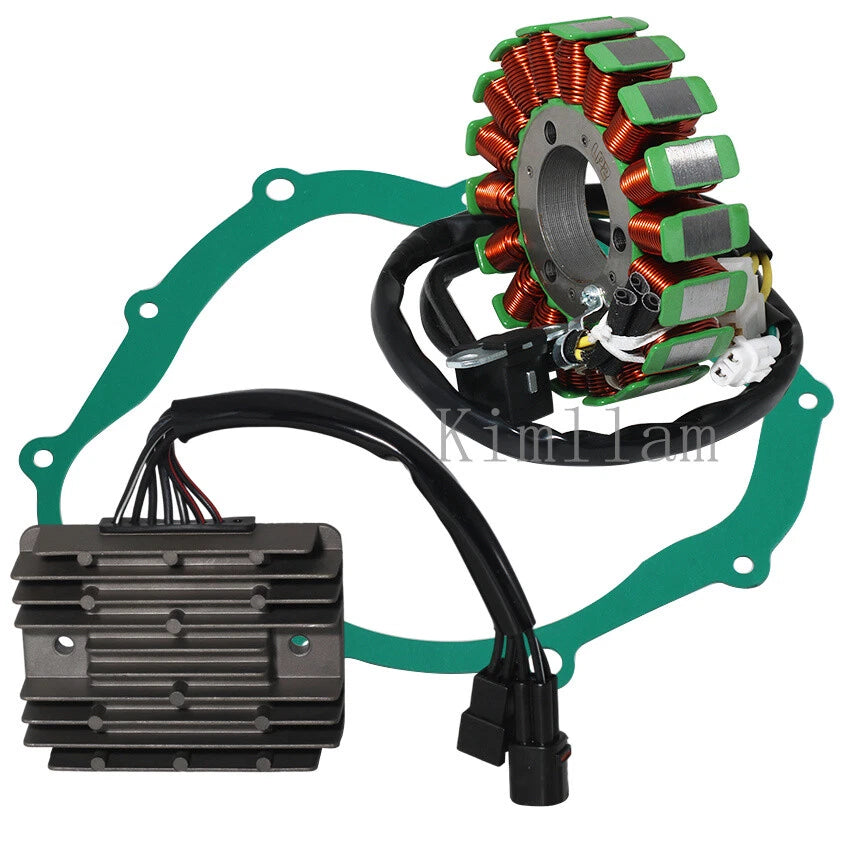 Stator Coil, Regulator Rectifier, Gasket for Suzuki SFV400 SFV650 (2009–2015)