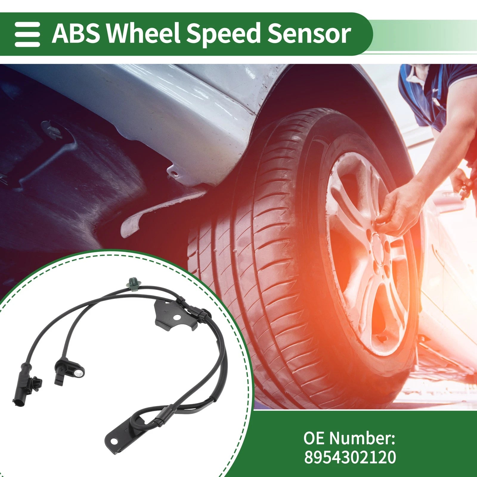 ABS Wheel Speed Sensor No. 8954302120 for Toyota Avensis (1997–2003)