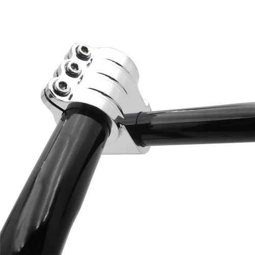 1 1/4" 16" Tall Adjustable Black Handlebar for Harley Touring (1986–2020)