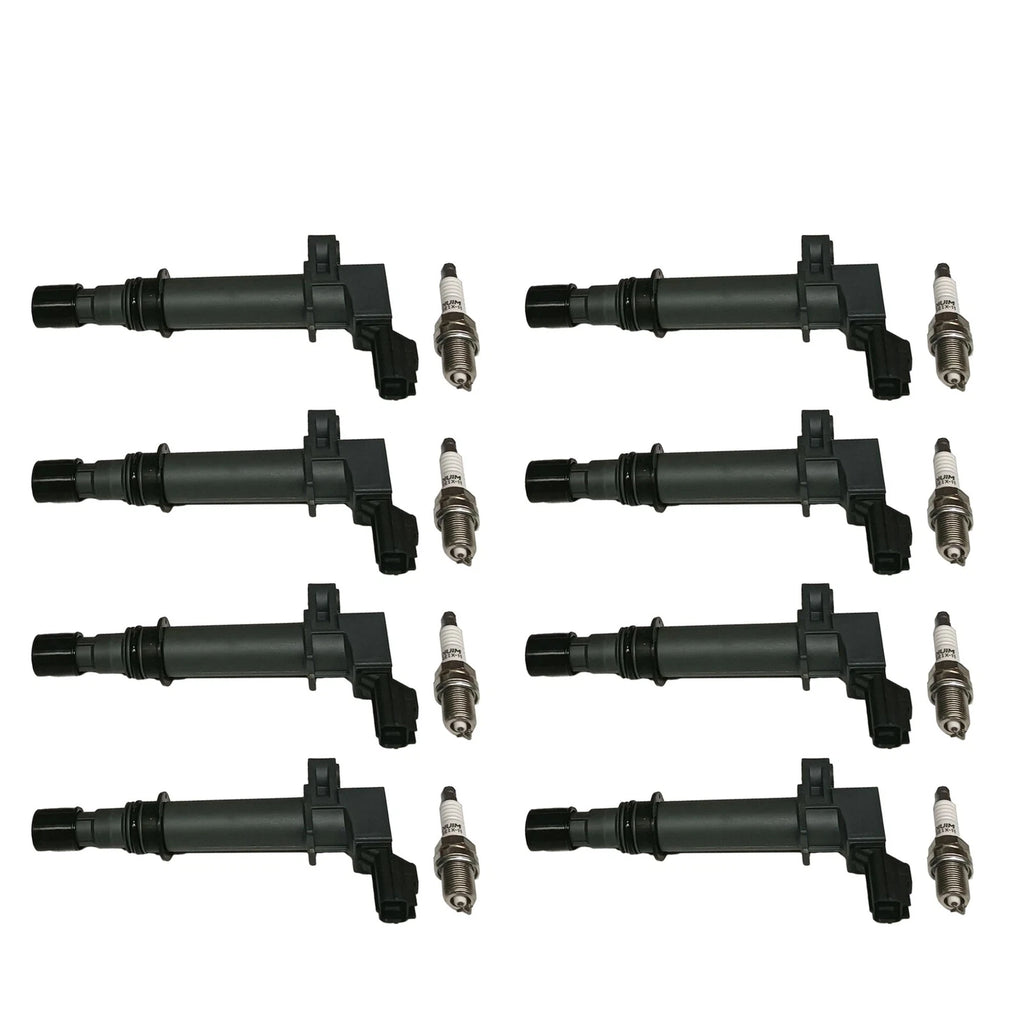 8X Ignition Coil & Spark Plugs for Jeep Liberty Dodge Ram Chrysler Aspen (2002–2012) UF270