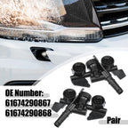 1 Pair Headlight Washer Nozzle for BMW 330xi (2001–2005)